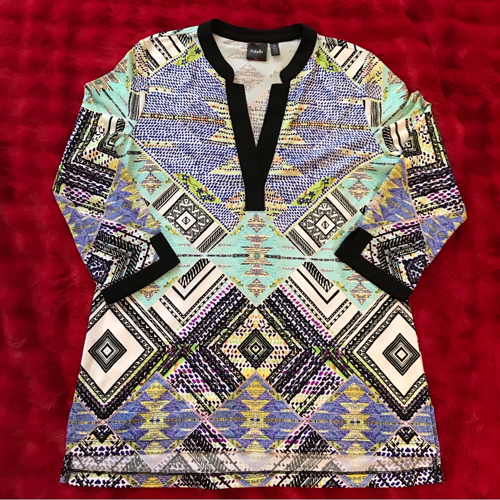 Rafaella V-Neck Tunic Size Large